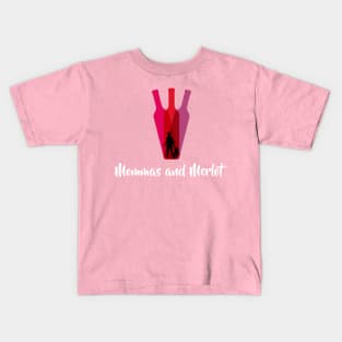 Mommas and Merlot logo Kids T-Shirt